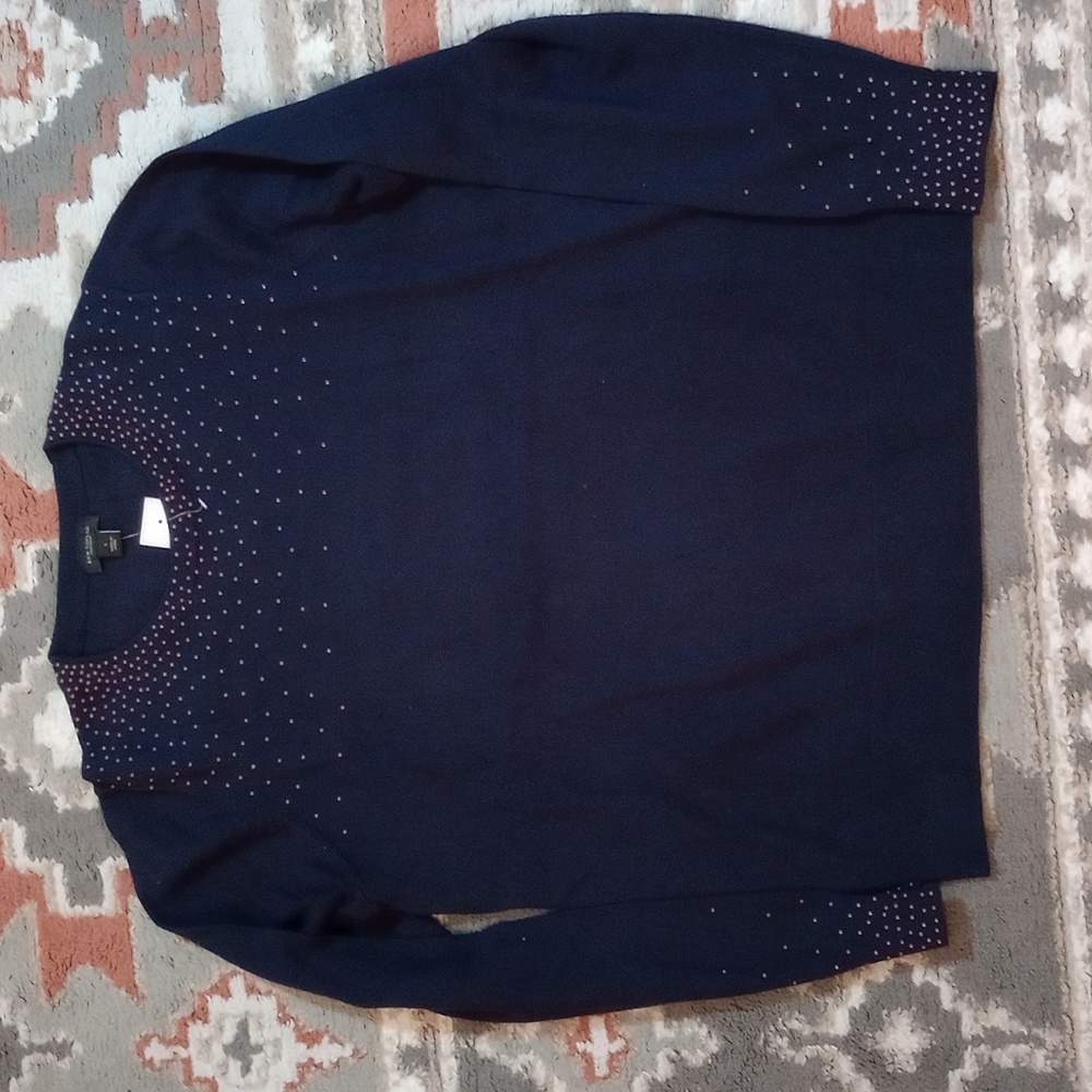 Ann Taylor Factory beaded sweater NWT - L